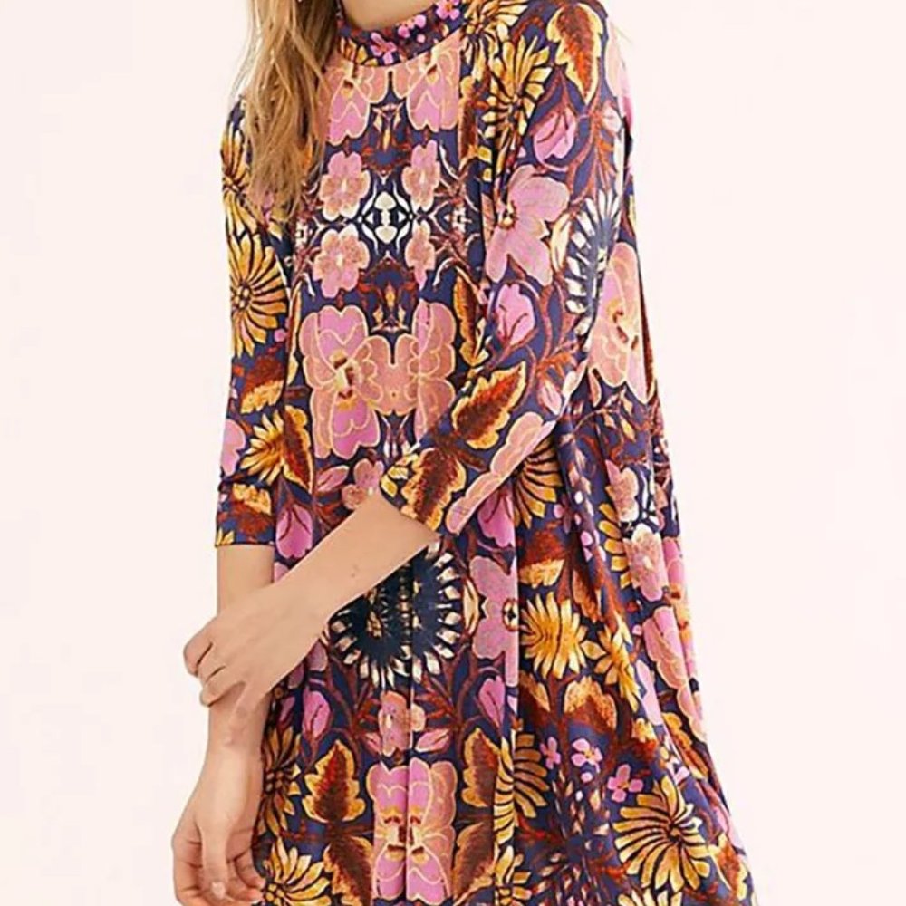 Free People Fiesta Floral Dress